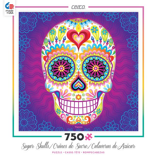  Sugar Skull Jigsaw Puzzle by Thaneeya McArdle 